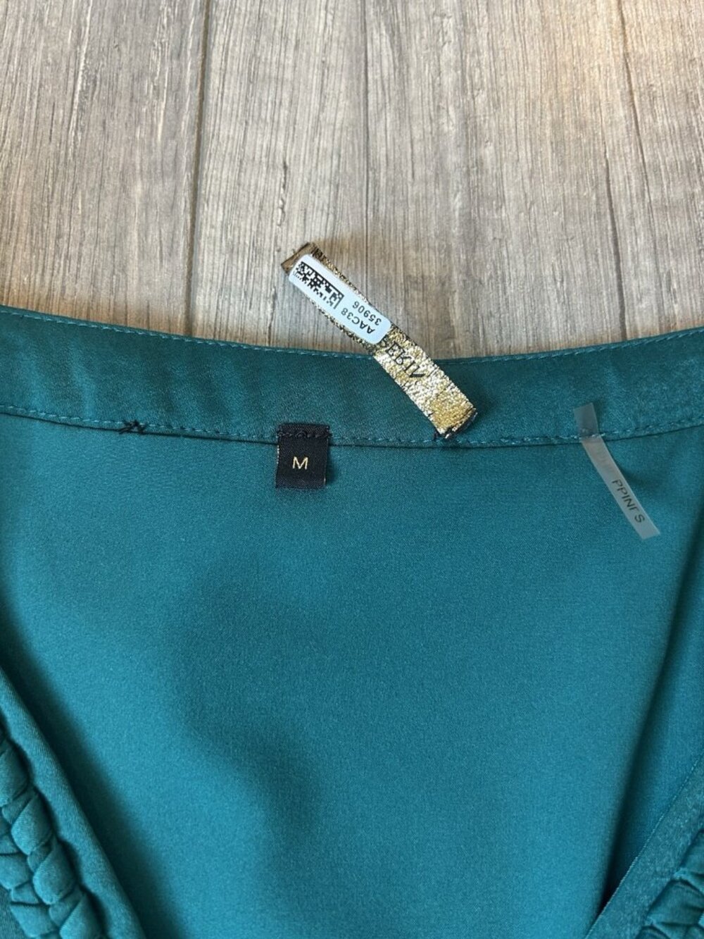 Kobi Halperin Sari Emerald Green Ruched Waist Midi Dress Long Sleeve M - Picture 11 of 16